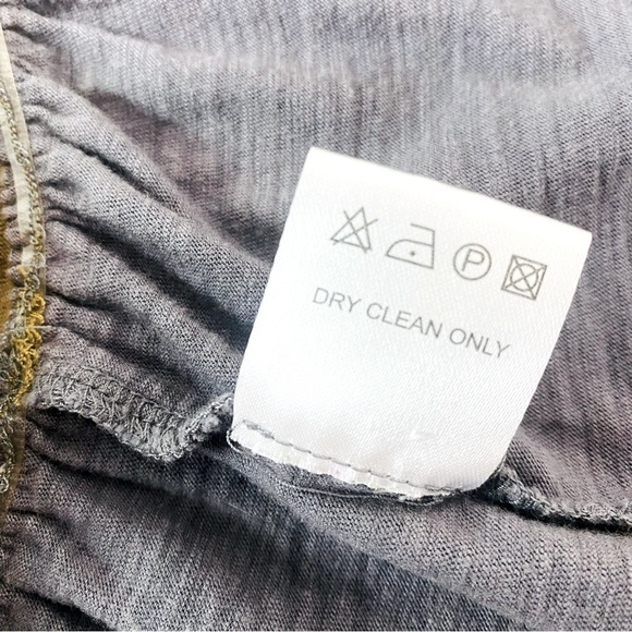 Chaser Color Block Ruffle Hem Cotton Tank Size S - Picture 7 of 8